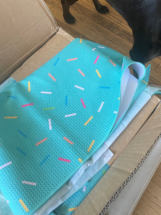 Sprinkles Waffle Towel