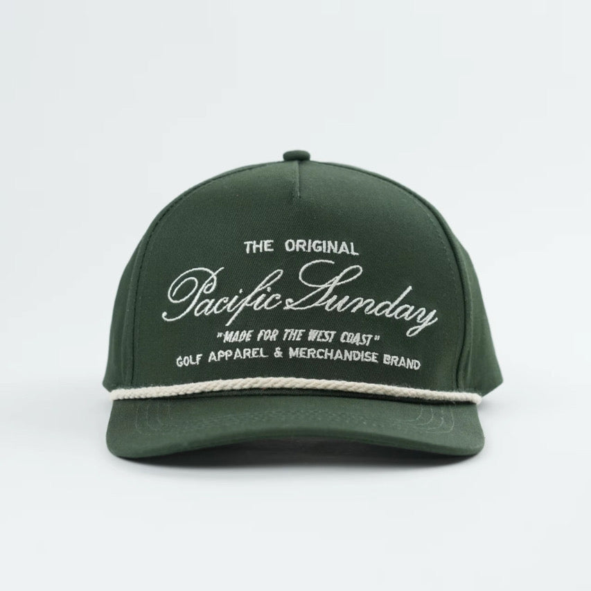 Pacific Sunday Rope Hat - Green