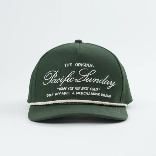 Pacific Sunday Rope Hat - Green