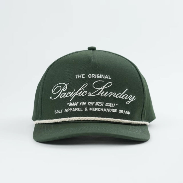 Pacific Sunday Rope Hat - Green
