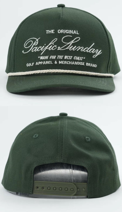 Pacific Sunday Rope Hat - Green