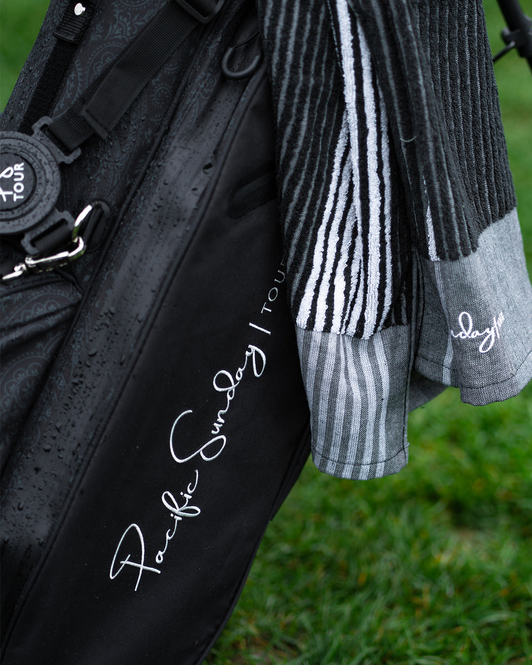 Pacific Sunday Competition Classic Black Golf Bag. 100% waterproof and premium quality golf bag.