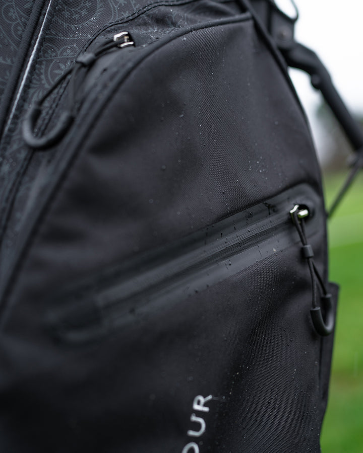 Pacific Sunday Competition Classic Black Golf Bag. 100% waterproof and premium quality golf bag.