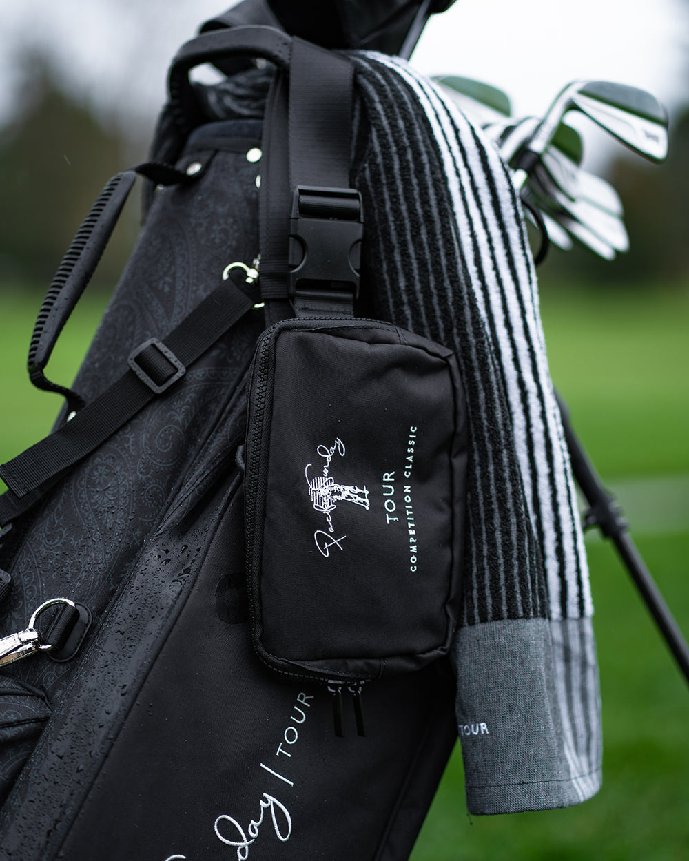 Pacific Sunday Competition Classic Black Golf Bag. 100% waterproof and premium quality golf bag.
