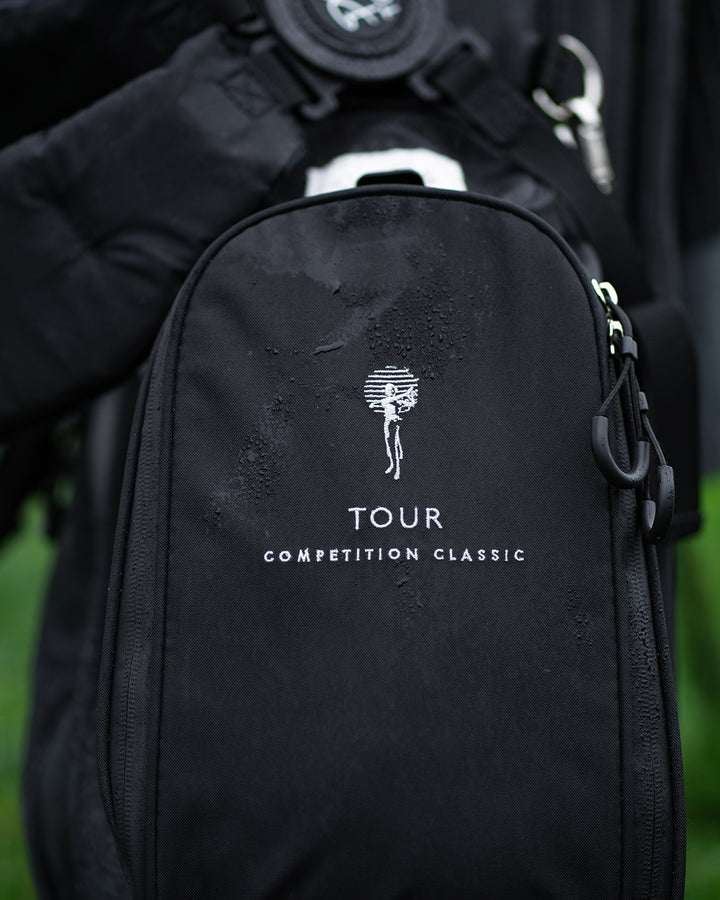 Pacific Sunday Competition Classic Black Golf Bag. 100% waterproof and premium quality golf bag.