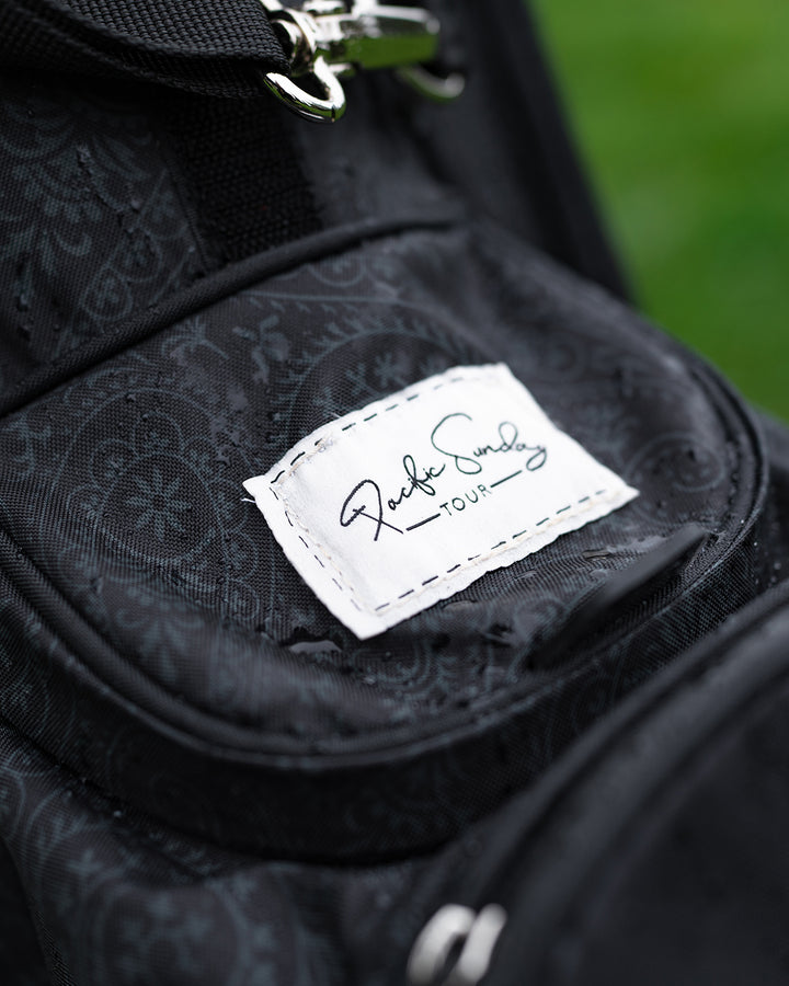 Pacific Sunday Competition Classic Black Golf Bag. 100% waterproof and premium quality golf bag.