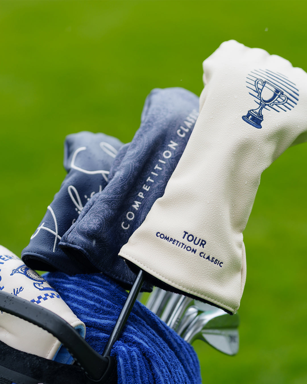 Pacific Sunday Tour Competition Classic Navy Waterproof Golf Bag