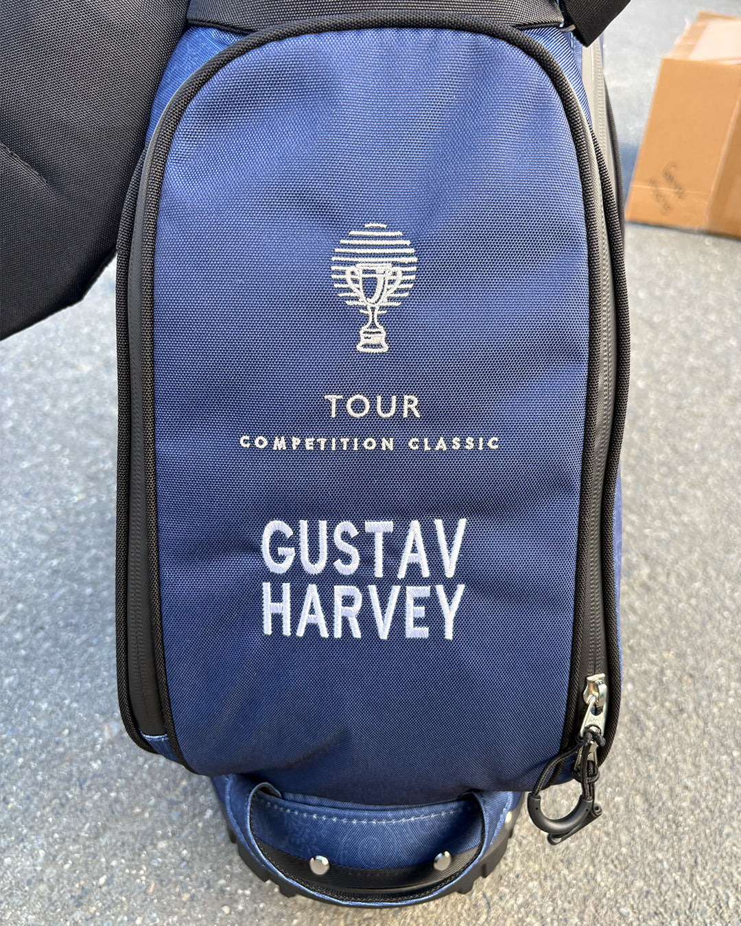Pacific Sunday Tour Competition Classic Navy Waterproof Golf Bag