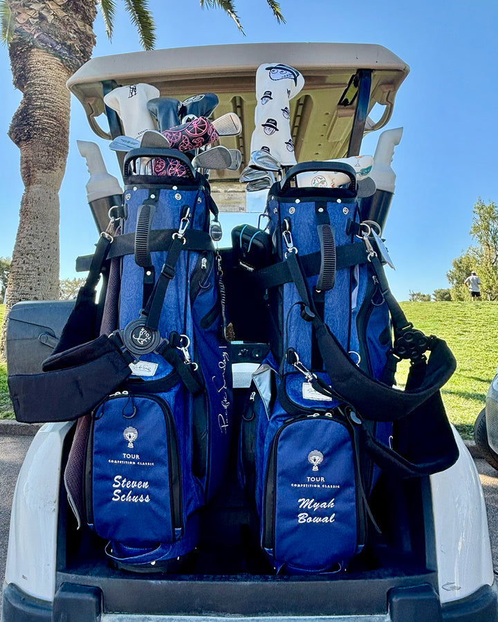 Pacific Sunday Tour Competition Classic Navy Waterproof Golf Bag