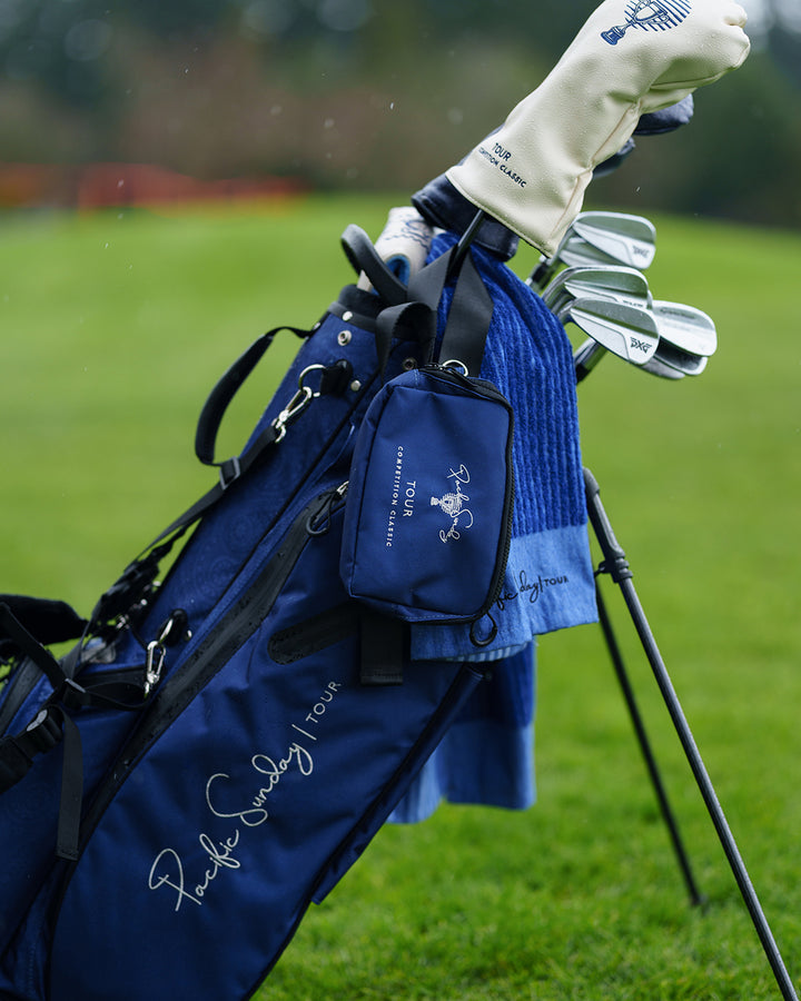 Pacific Sunday Tour Competition Classic Navy Waterproof Golf Bag