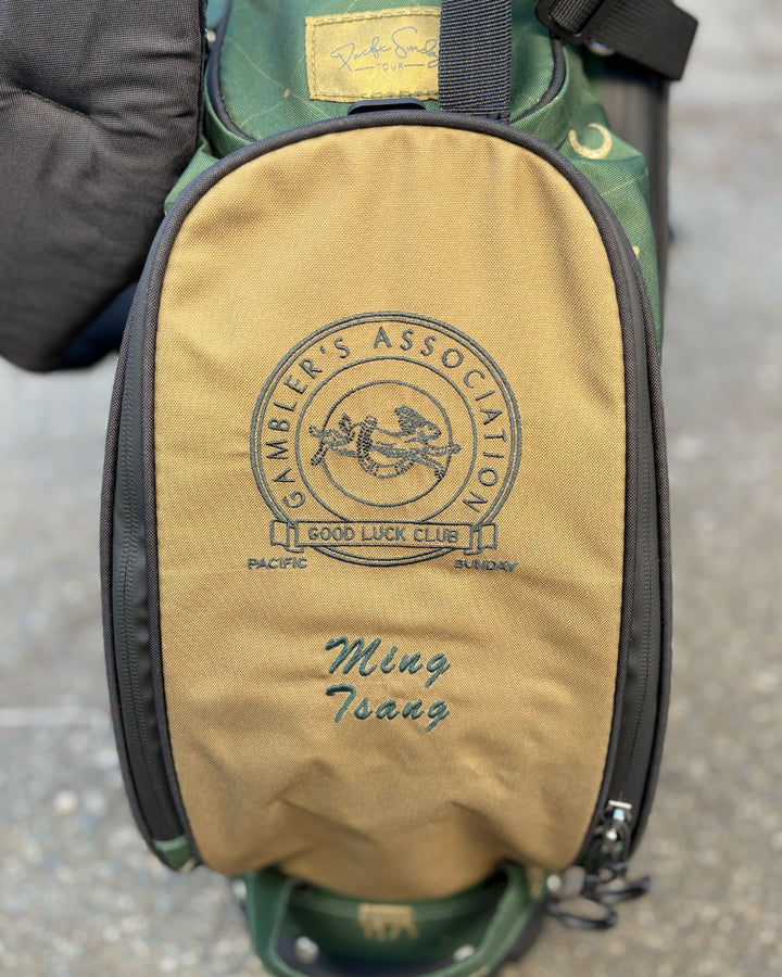 Pacific Sunday Gambler Golf Bag. 100% waterproof and premium quality golf bag with custom name embroidery.