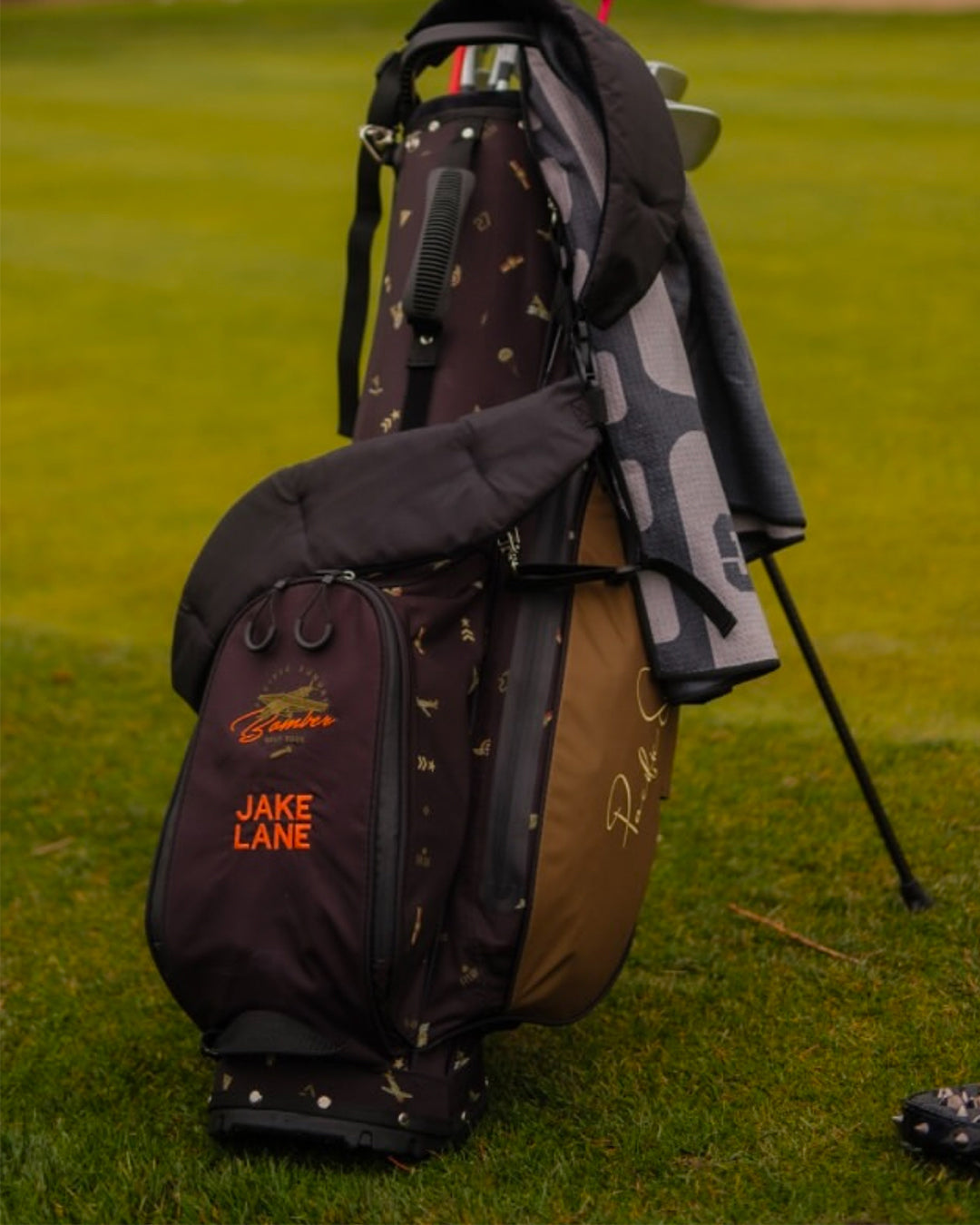 Pacific Sunday Bomber Golf Bag. 100% waterproof and premium quality golf bag with custom name embroidery.