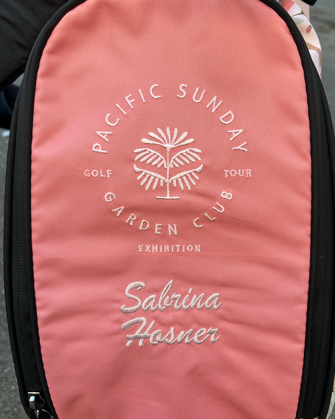 Pacific Sunday Garden Club Golf Bag. 100% waterproof and premium quality golf bag with custom name embroidery.
