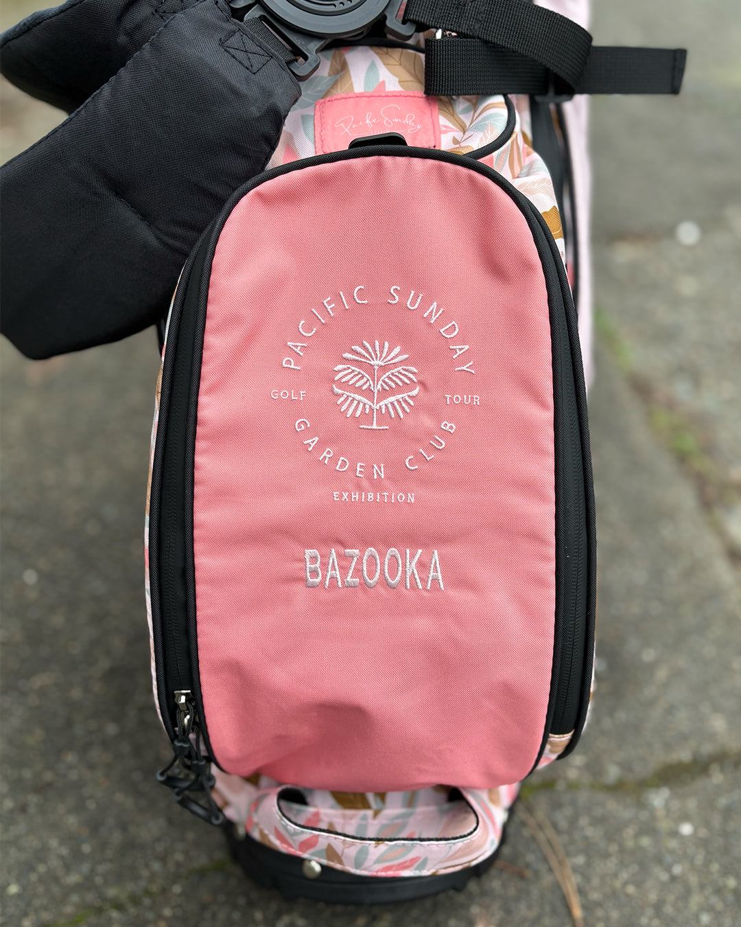 Pacific Sunday Garden Club Golf Bag. 100% waterproof and premium quality golf bag with custom name embroidery.
