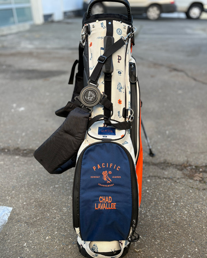 Pacific Sunday Hockey Night Golf Bag. 100% waterproof and premium quality golf bag with custom name embroidery.
