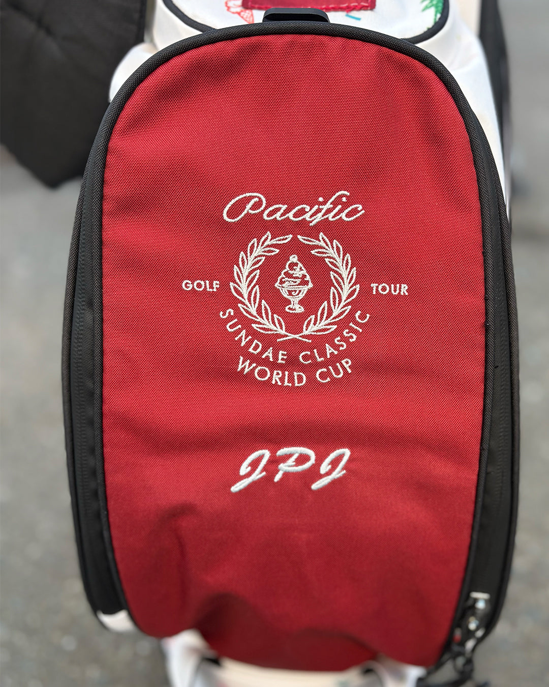 Pacific Sunday Sundae World Cup Golf Bag. 100% waterproof and premium quality golf bag with custom name embroidery.