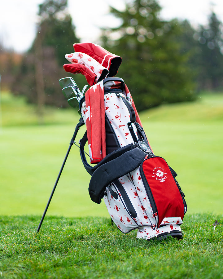 Pacific Sunday Team Canada Golf Bag. 100% waterproof and premium quality golf bag.