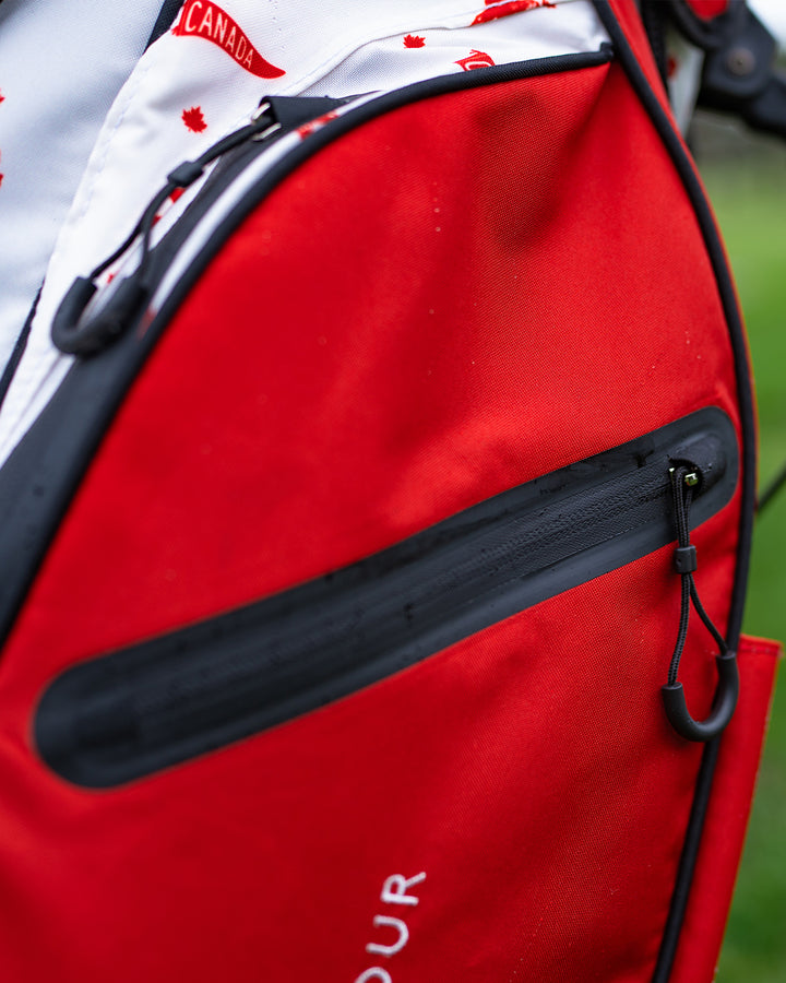 Pacific Sunday Team Canada Golf Bag. 100% waterproof and premium quality golf bag.