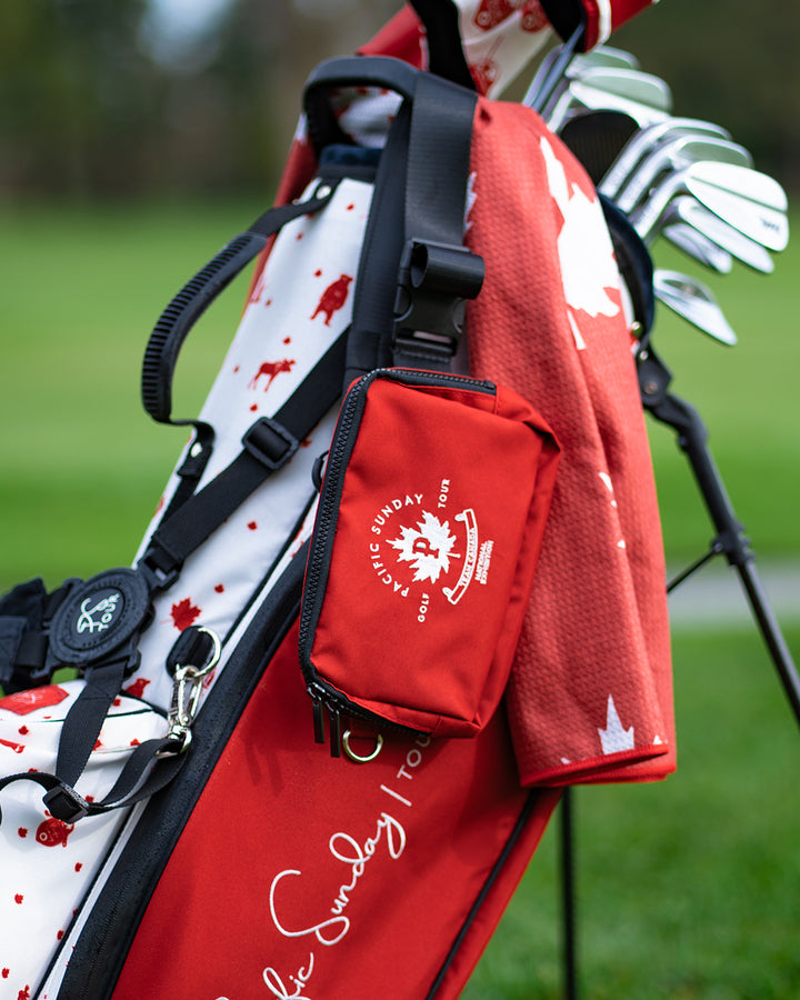 Pacific Sunday Team Canada Golf Bag. 100% waterproof and premium quality golf bag.