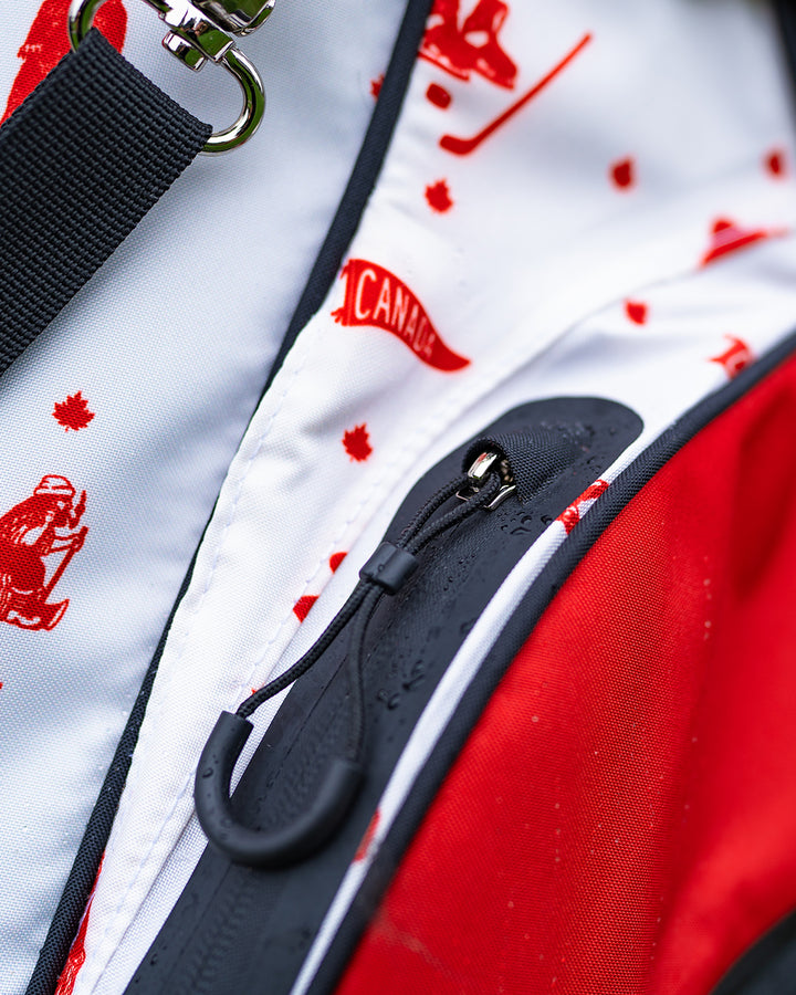 Pacific Sunday Team Canada Golf Bag. 100% waterproof and premium quality golf bag.