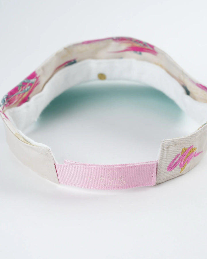 Pacific Sunday Tour Beachcomber Teal &amp; Pink Golf Visor