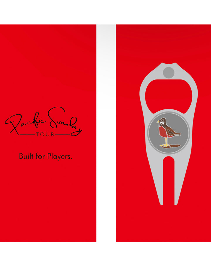 Pacific Sunday Golf Birdie Golf Divot Tool