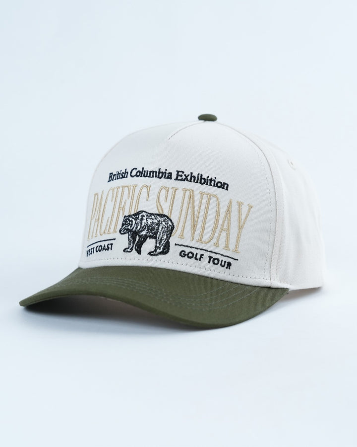 Pacific Sunday Tour British Columbia Exhibition Olive Green Golf Hat