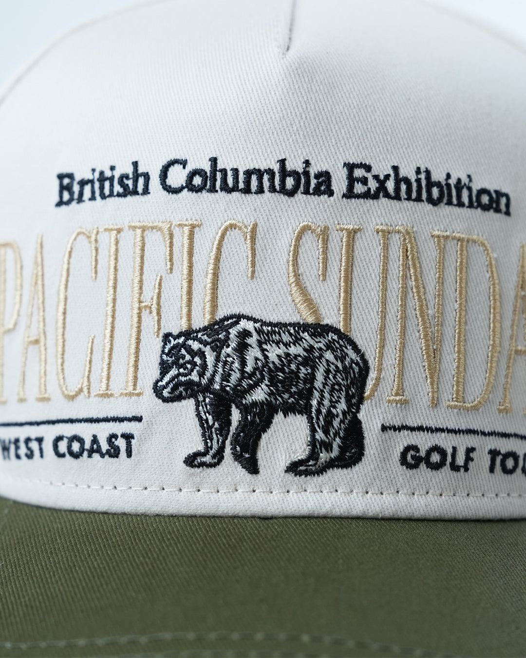 Pacific Sunday Tour British Columbia Exhibition Olive Green Golf Hat