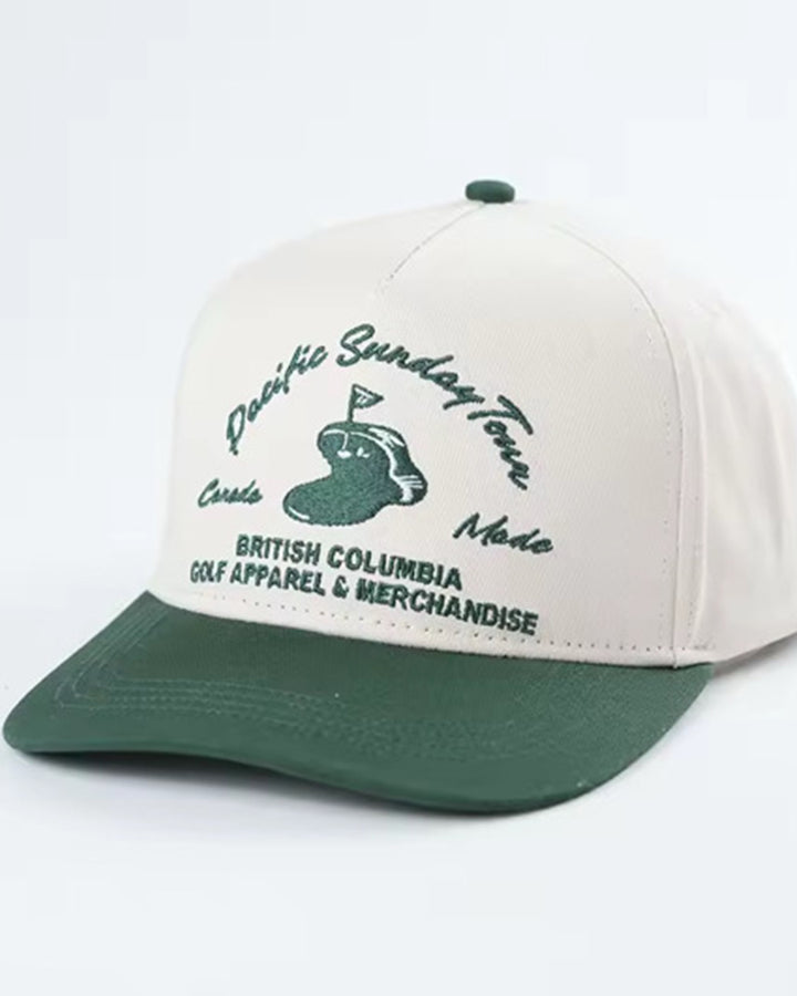Pacific Sunday Tour Canada Made Forest Green Golf Hat