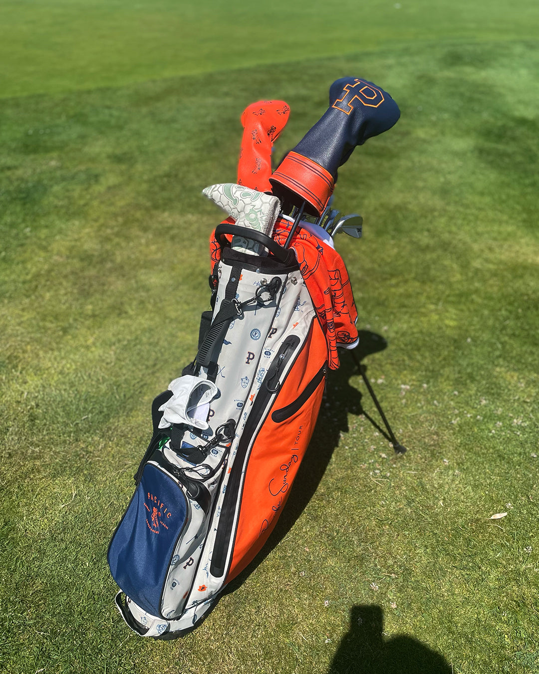 Pacific Sunday Tour Hockey Night Large Luxury Golf Towel
