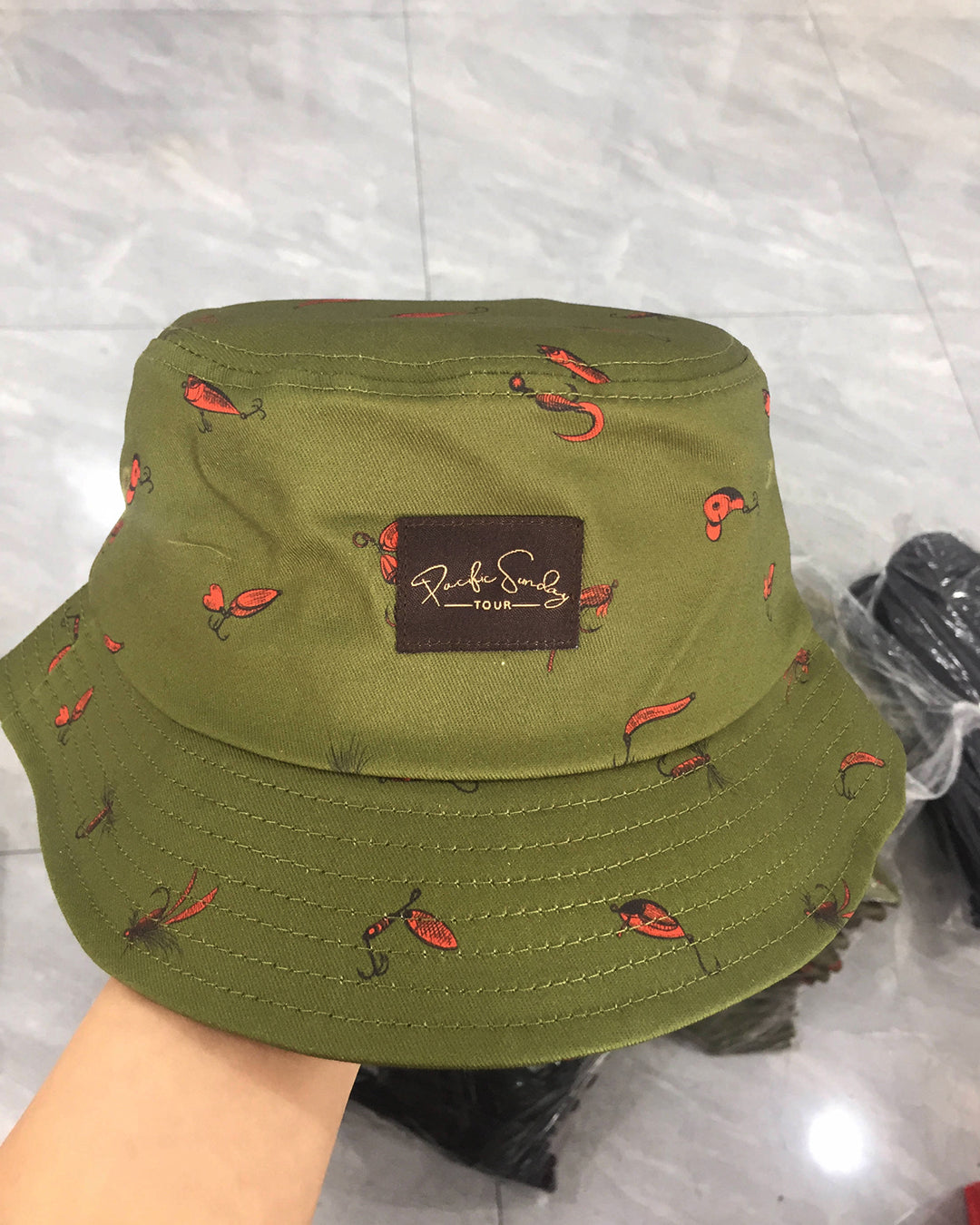 Pacific Sunday Tour Hooker Golf Bucket Hat