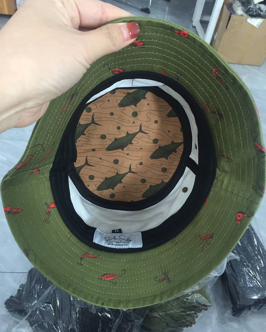 Pacific Sunday Tour Hooker Golf Bucket Hat