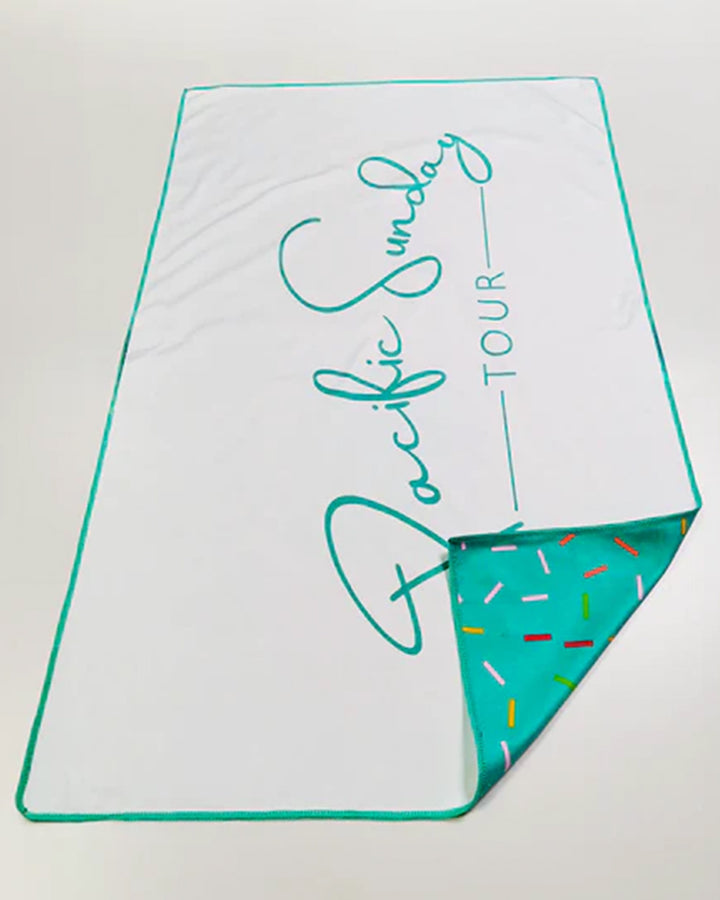 Pacific Sunday Tour Sprinkles Large Luxury Golf Towel