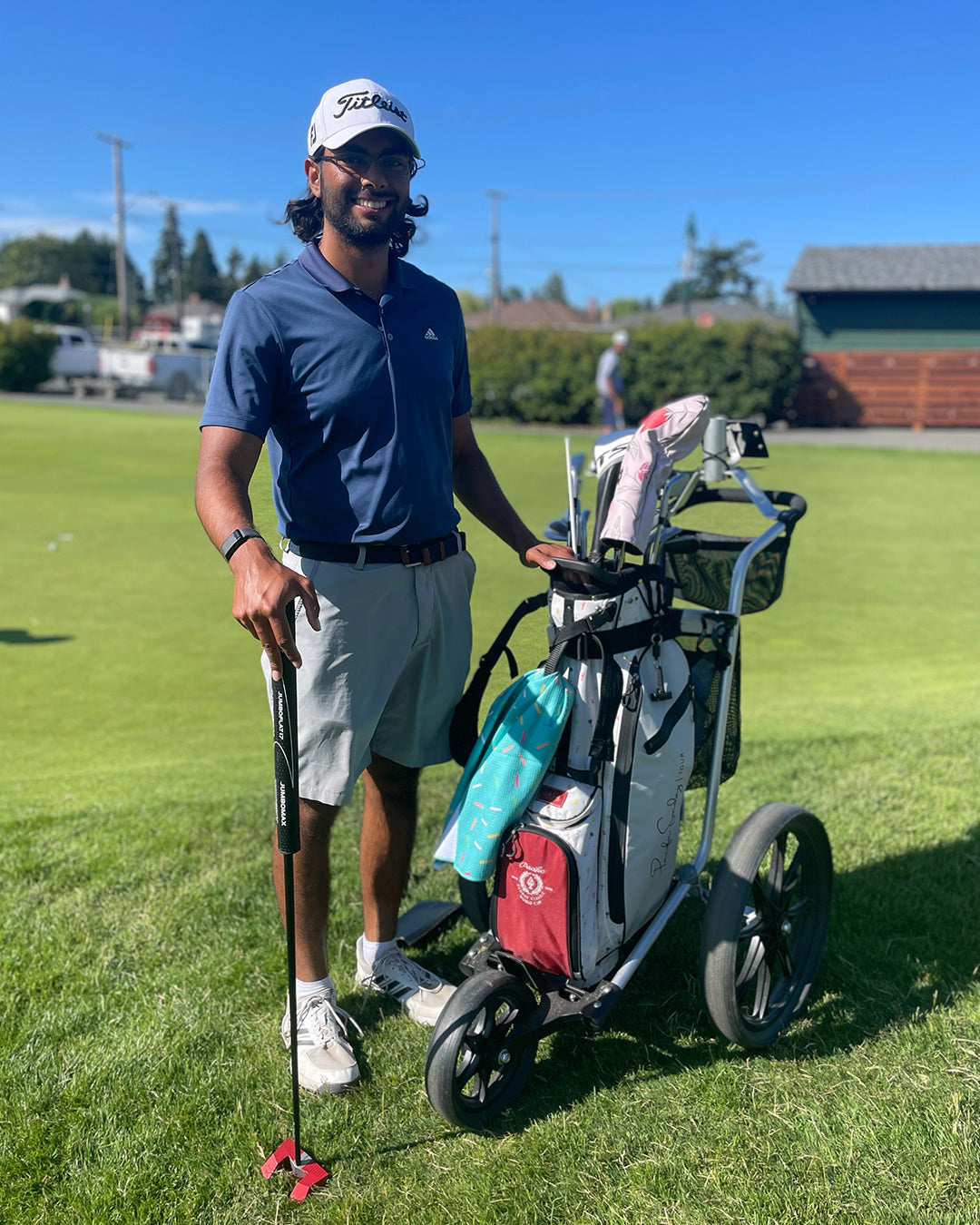 Pacific Sunday Tour Sprinkles Large Waffle Golf Towel