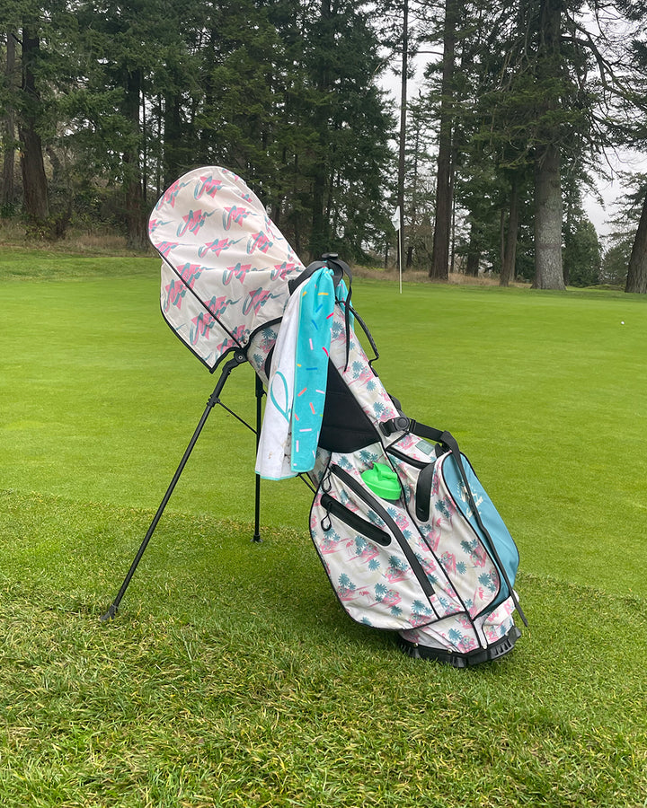 Pacific Sunday Tour Sprinkles Large Waffle Golf Towel