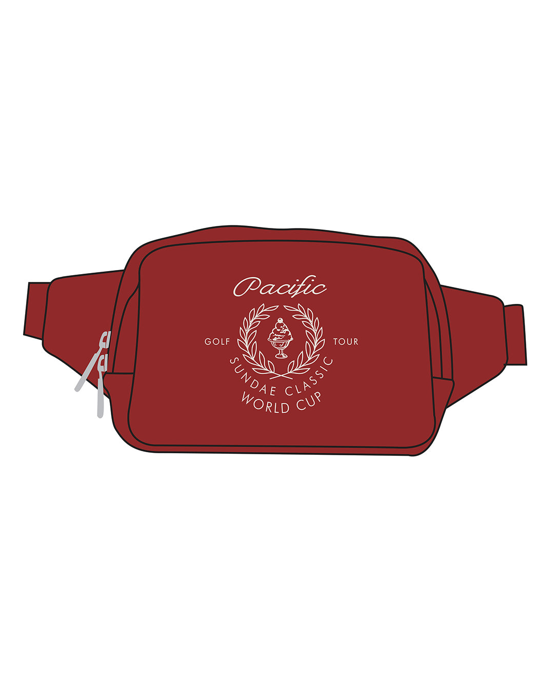 Pacific Sunday Tour Sundae World Cup Golf Cross Body Bag