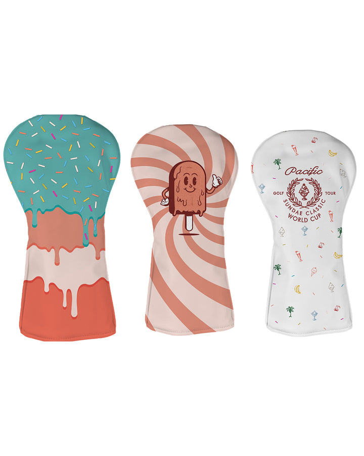 Pacific Sunday Tour Sundae World Cup Premium Golf Headcovers