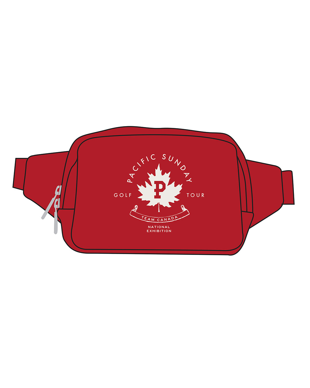 Pacific Sunday Tour Team Canada Golf Cross Body Bag