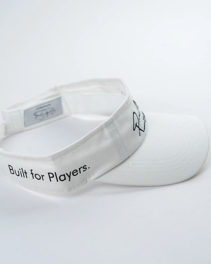 Pacific Sunday Tour White Golf Visor