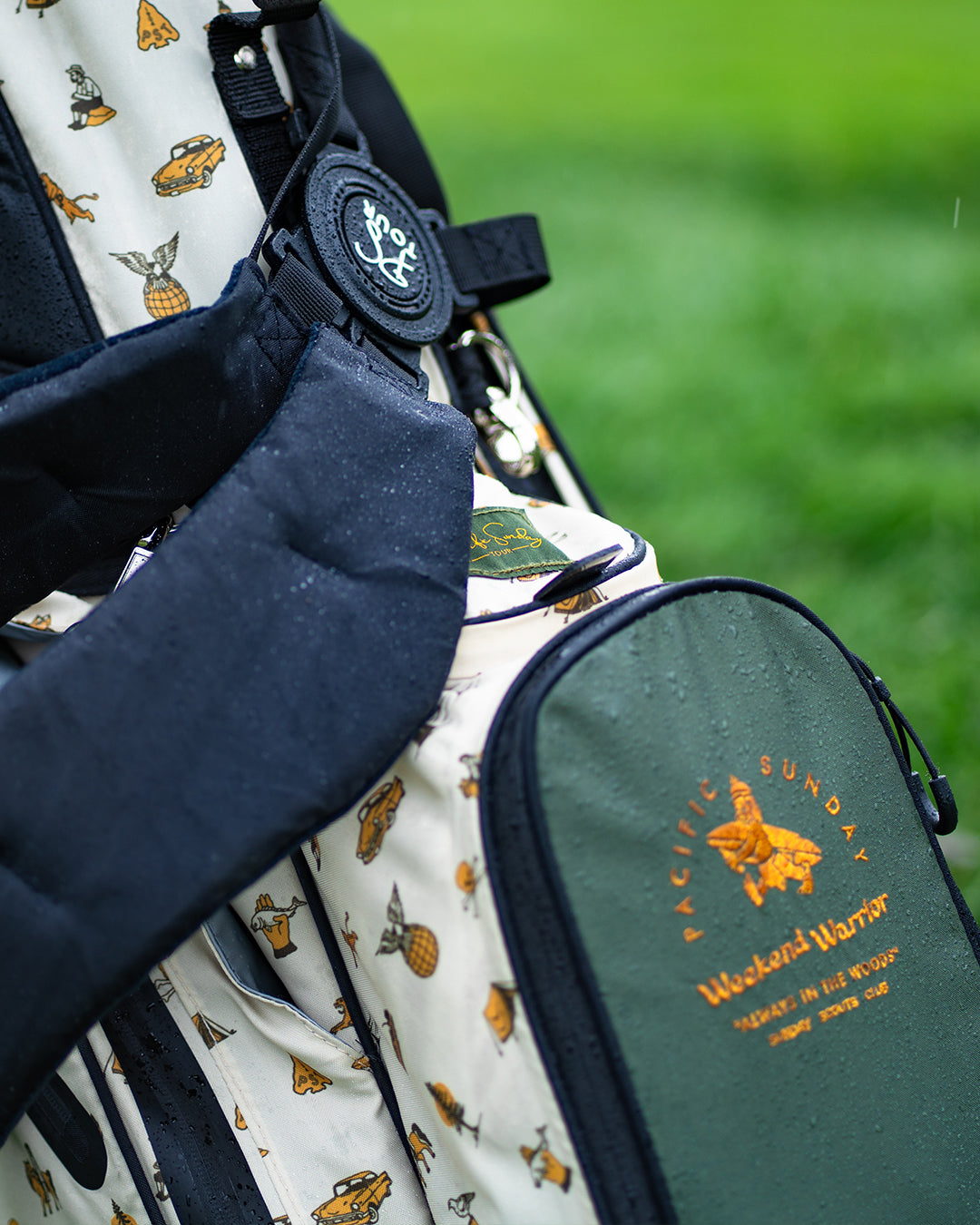 Pacific Sunday Weekend Warrior Golf Bag. 100% waterproof and premium quality golf bag.