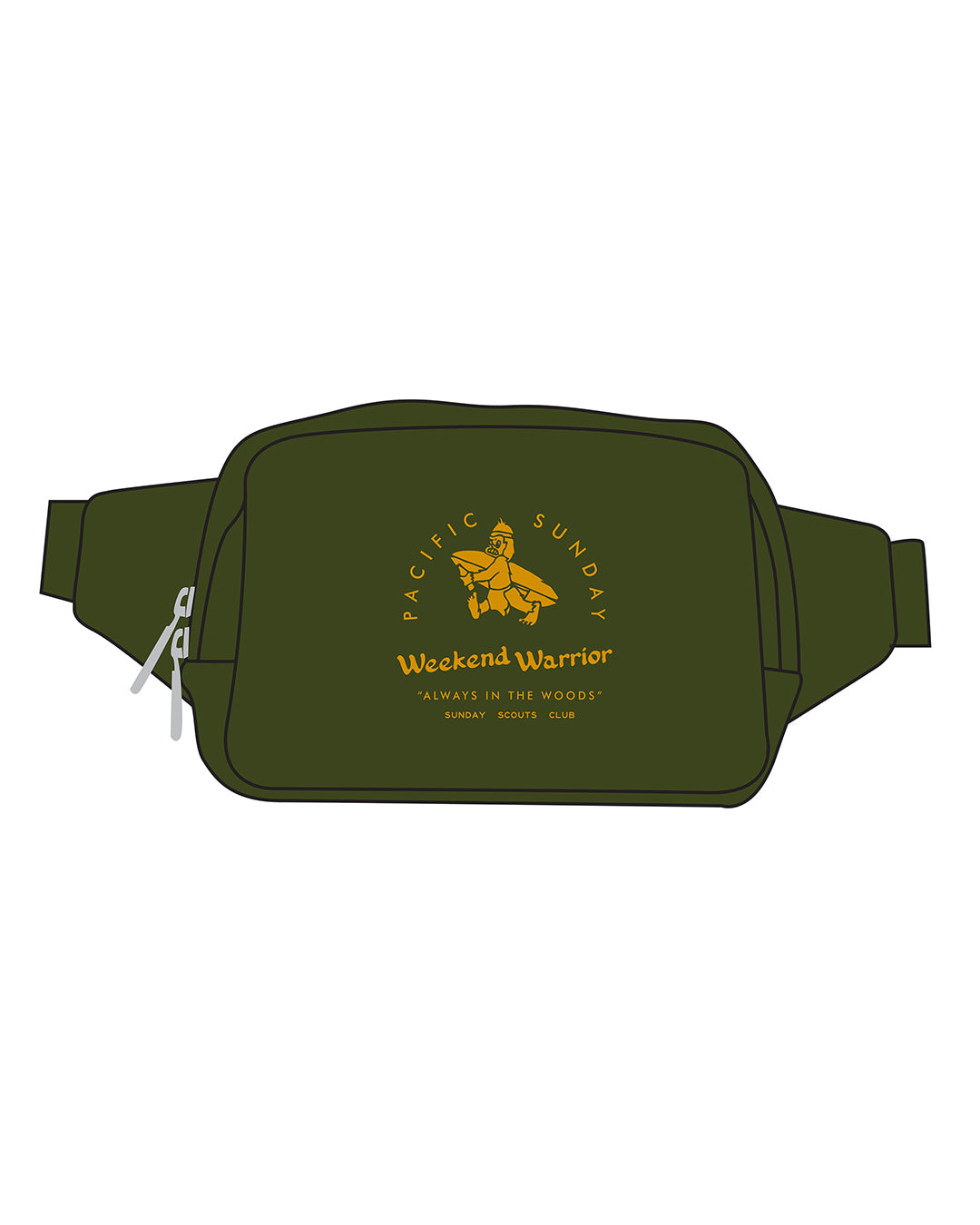 Pacific Sunday Weekend Warrior Golf Cross Body Bag.