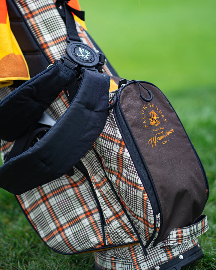 Pacific Sunday Wormburner Golf Bag. 100% waterproof and premium quality golf bag.