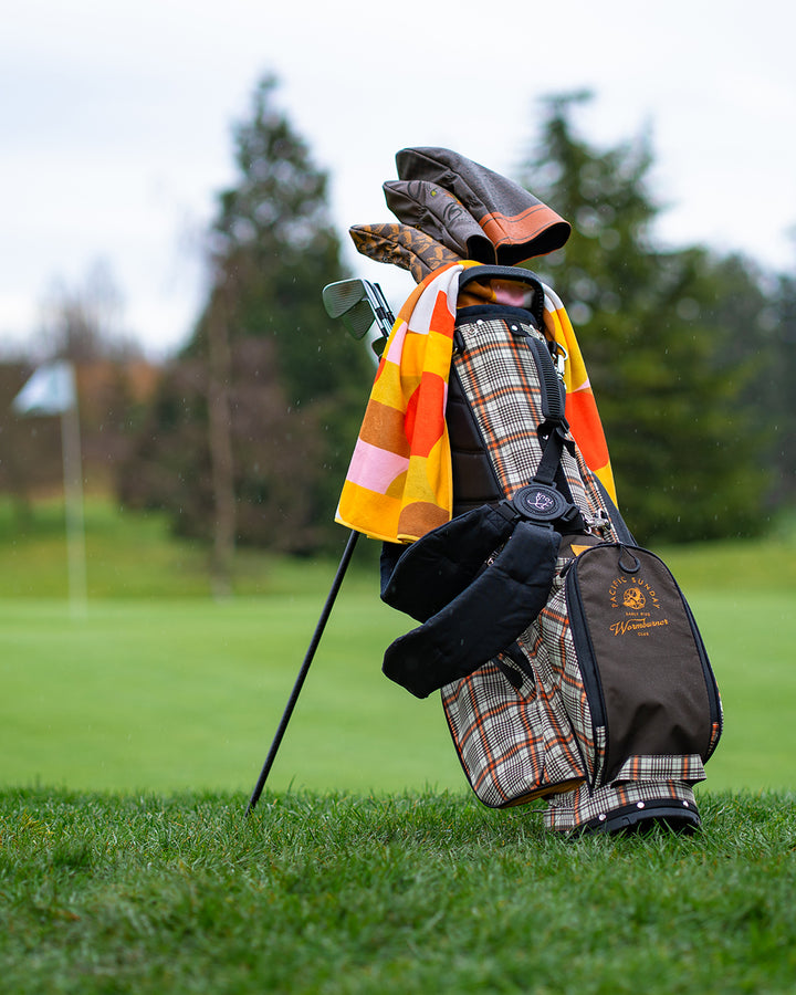 Pacific Sunday Wormburner Golf Bag. 100% waterproof and premium quality golf bag.